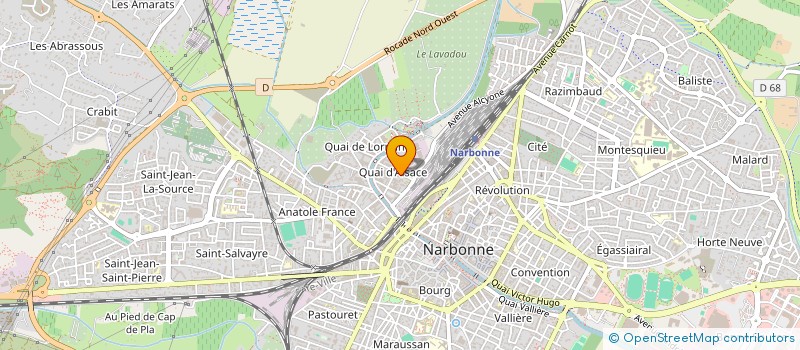 localisation de l'entreprise SCI KILLIAN  NARBONNE