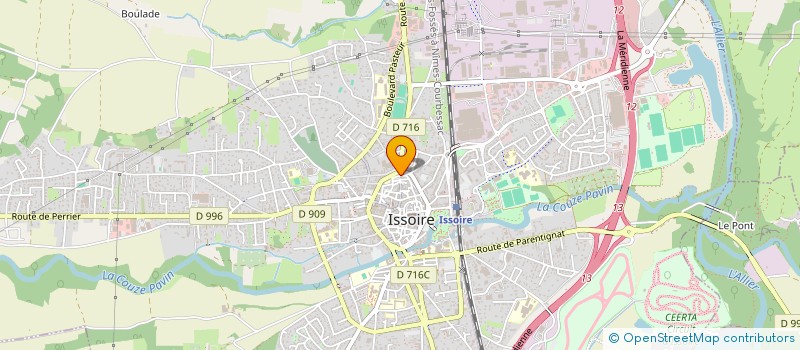 localisation de l'entreprise SCI KILLYNE  ISSOIRE