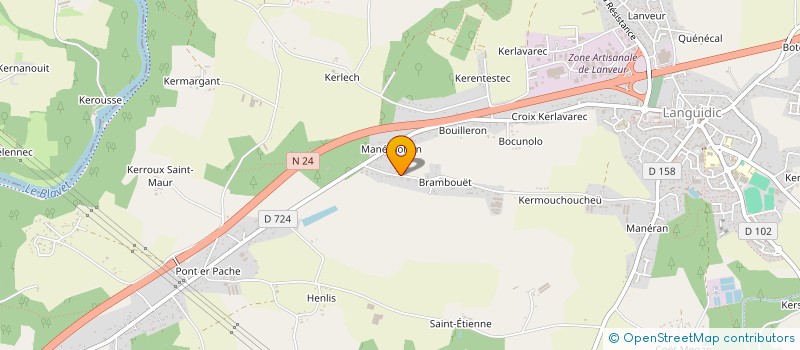 localisation de l'entreprise SCI KILMAT  LANGUIDIC