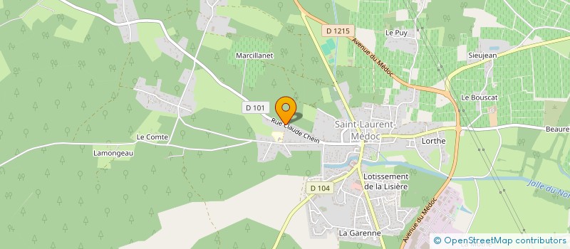 localisation de l'entreprise SCI KILOAN  SAINT-LAURENT-MEDOC