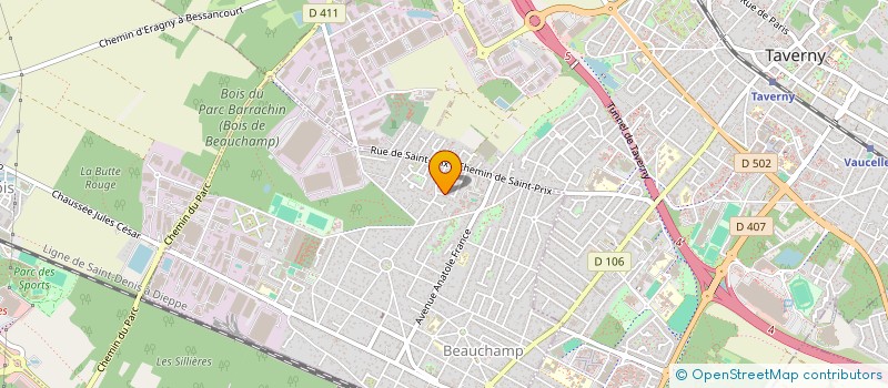 localisation de l'entreprise SCI KILOTI  BEAUCHAMP