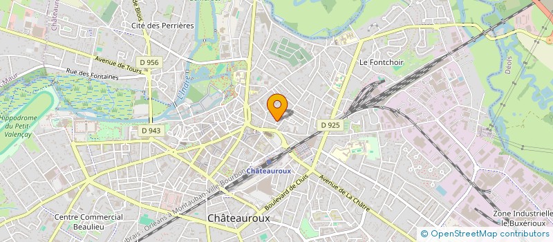localisation de l'entreprise SCI KILOU à CHATEAUROUX