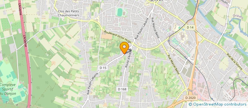 localisation de l'entreprise SCI KILUCRU à OLIVET