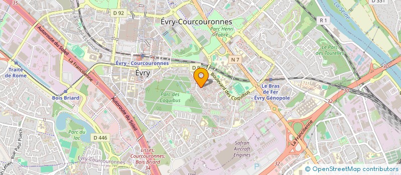 localisation de l'entreprise SCI KILY à EVRY-COURCOURONNES