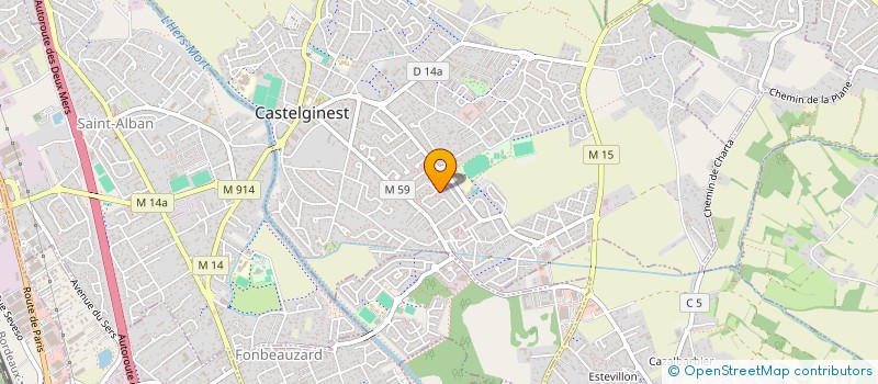 localisation de l'entreprise SCI KILY  CASTELGINEST