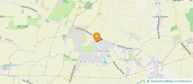 localisation de l'entreprise SCI KIM  FEROLLES
