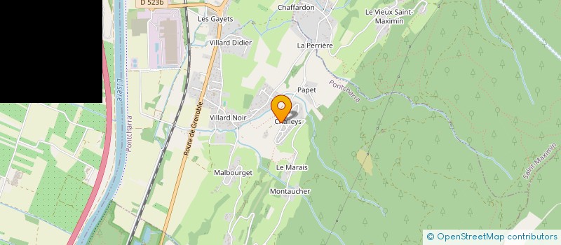 localisation de l'entreprise SCI KIM  PONTCHARRA