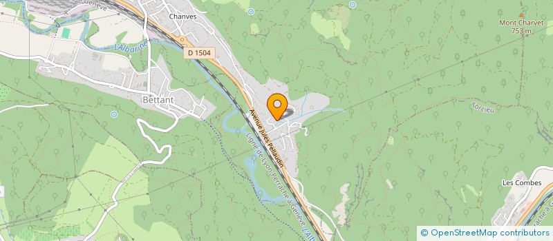 localisation de l'entreprise SCI KIM  AMBERIEU-EN-BUGEY