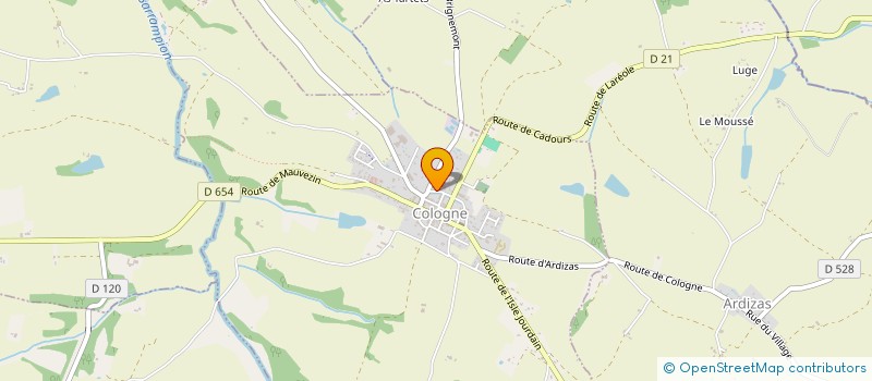 localisation de l'entreprise SCI KIM  COLOGNE