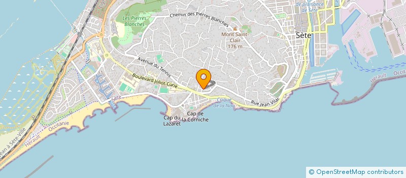 localisation de l'entreprise SCI KIM  SETE