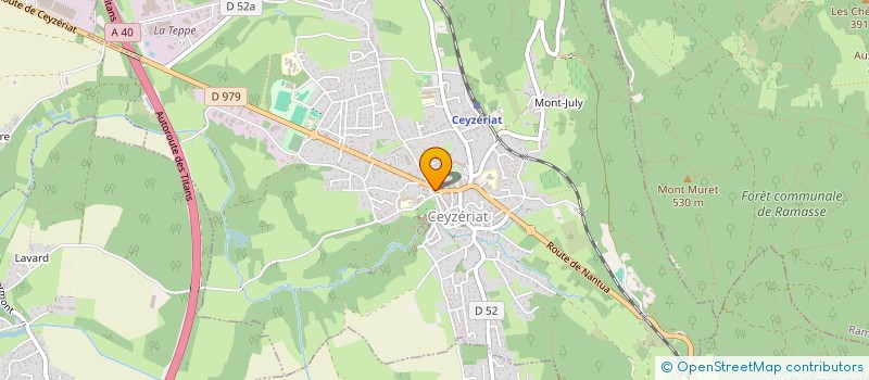 localisation de l'entreprise SCI KIM à CEYZERIAT