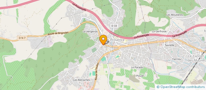 localisation de l'entreprise SCI KIM  LE LUC