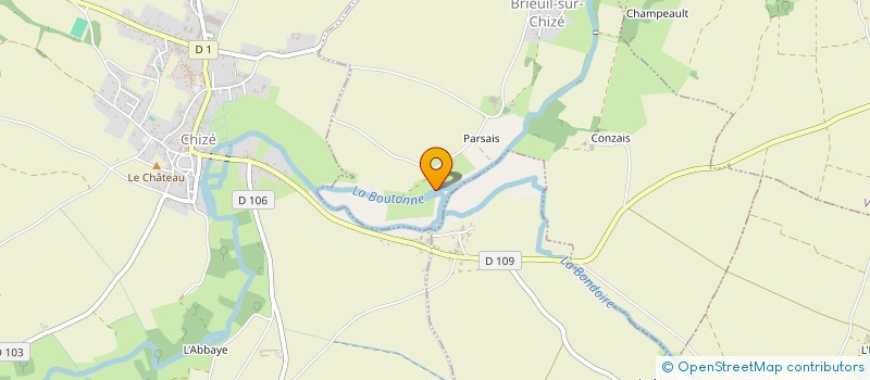 localisation de l'entreprise SCI KIM EMERAUDE  BRIEUIL-SUR-CHIZE