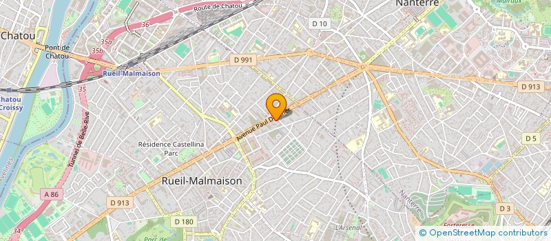 localisation de l'entreprise SCI KIM INVEST à RUEIL-MALMAISON