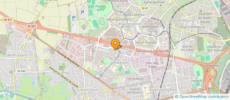 localisation de l'entreprise SCI KIM SENG LY  STRASBOURG