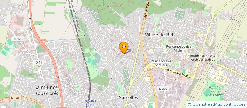 localisation de l'entreprise SCI KIM STONE  SARCELLES