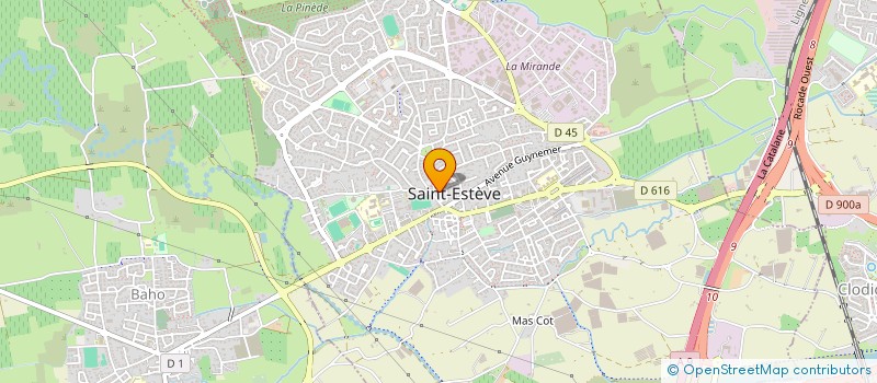 localisation de l'entreprise SCI KIMA  SAINT-ESTEVE