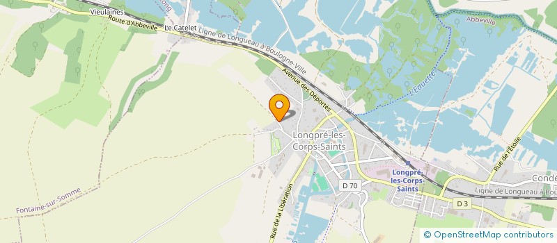 localisation de l'entreprise SCI KIMBO  LONGPRE-LES-CORPS-SAINTS