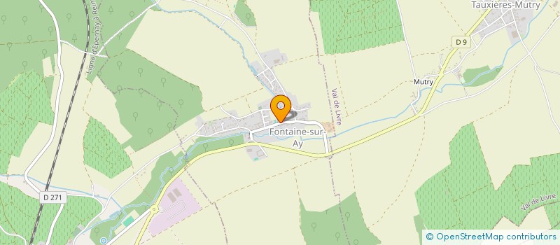 localisation de l'entreprise SCI KIMBO  FONTAINE-SUR-AY