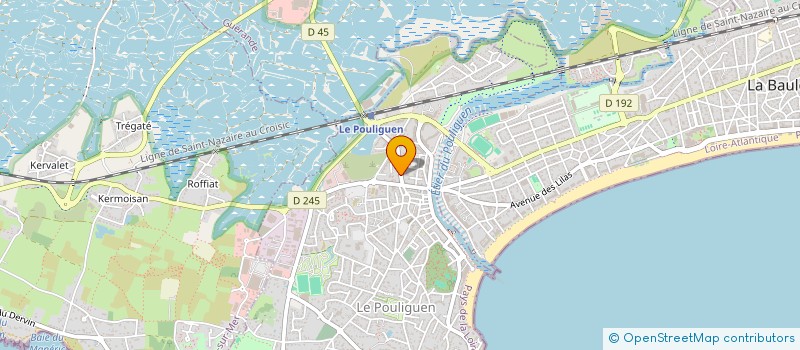 localisation de l'entreprise SCI KIME  LE POULIGUEN