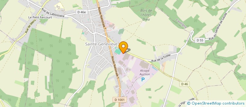 localisation de l'entreprise SCI KIMERIC  SAINTE-GENEVIEVE