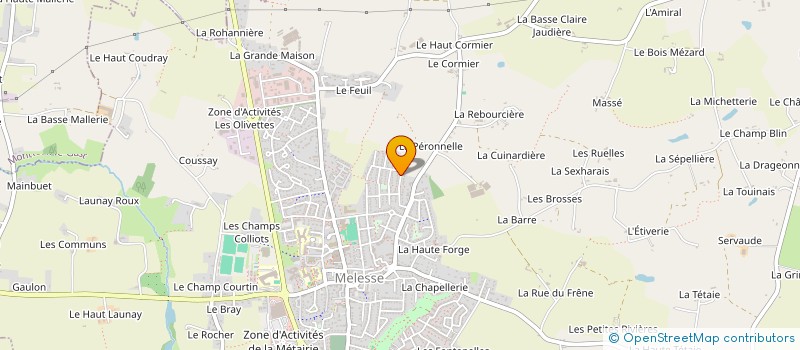 localisation de l'entreprise SCI KIMEYS  MELESSE