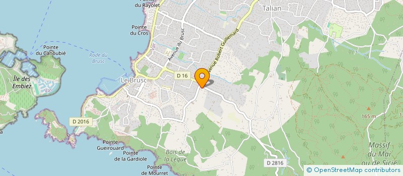 localisation de l'entreprise SCI KIMILONA à SIX-FOURS-LES-PLAGES