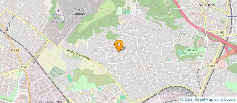 localisation de l'entreprise SCI KIMMO  ARGENTEUIL