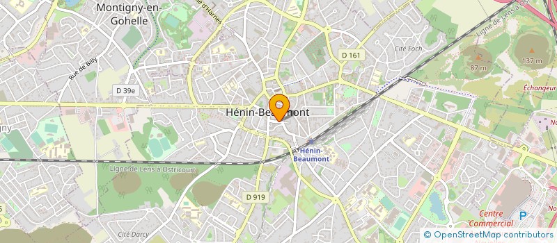 localisation de l'entreprise SCI KIMO à HENIN-BEAUMONT