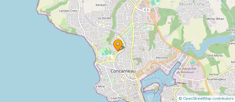 localisation de l'entreprise SCI KIN'ARMEN  CONCARNEAU