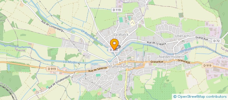 localisation de l'entreprise SCI KIN & MAT  VAL-DE-MODER