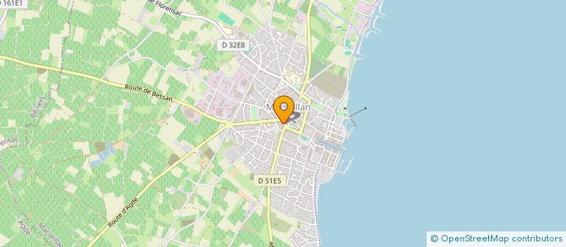localisation de l'entreprise SCI KIN PLUS à MARSEILLAN