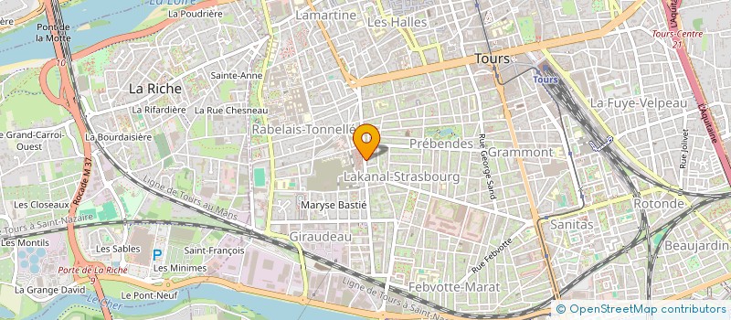 localisation de l'entreprise SCI KINAL  TOURS