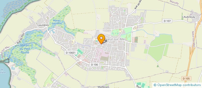 localisation de l'entreprise SCI KINANDILLY  NIEUL-SUR-MER