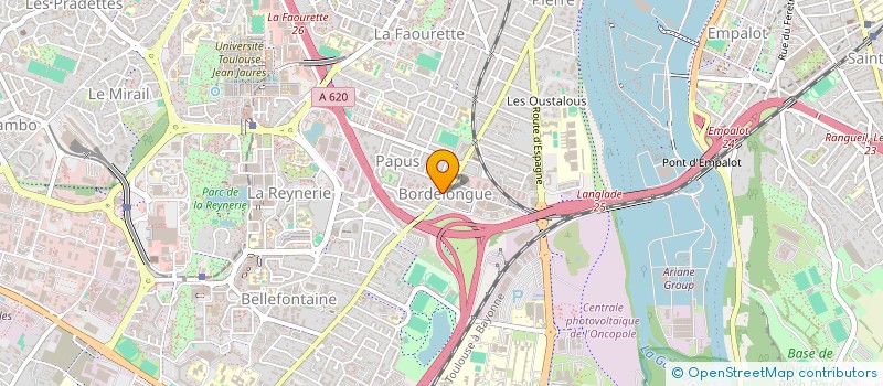 localisation de l'entreprise SCI KINBA  CAZERES