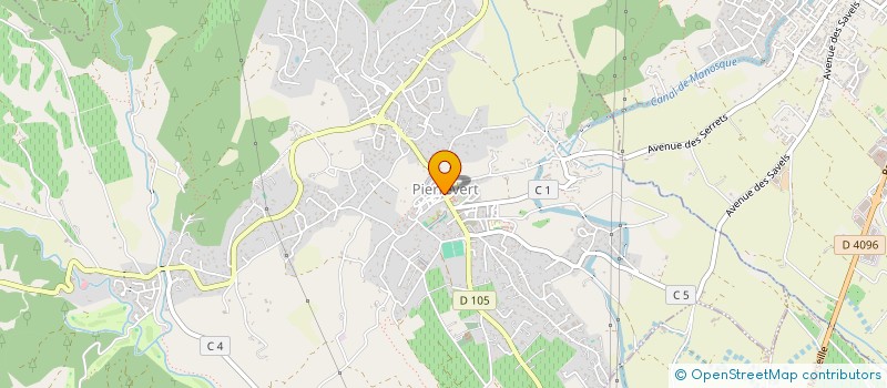 localisation de l'entreprise SCI KINE  PIERREVERT