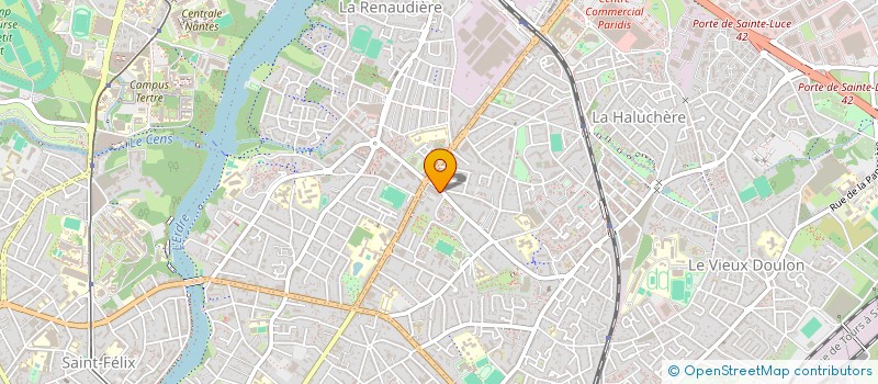 localisation de l'entreprise SCI KINE-ANA à NANTES