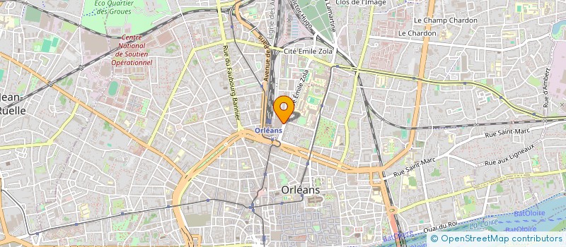 localisation de l'entreprise SCI KINE BURGOT RAIS à ORLEANS