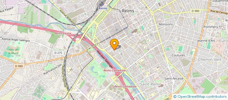 localisation de l'entreprise SCI KINE CHABAUD  REIMS