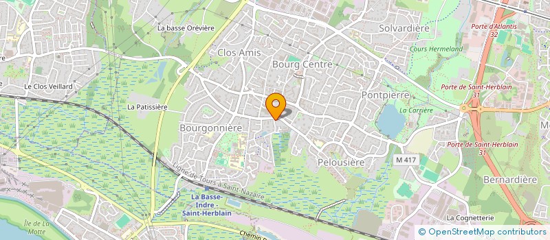 localisation de l'entreprise SCI KINE CHEREL  SAINT-HERBLAIN