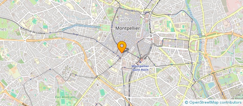 localisation de l'entreprise SCI KINE-CP  MONTPELLIER