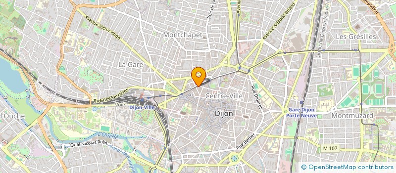 localisation de l'entreprise SCI KINE DE BROSSES à DIJON