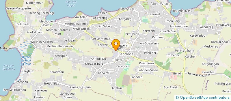 localisation de l'entreprise SCI KINE DES 2 B  COAT-MEAL