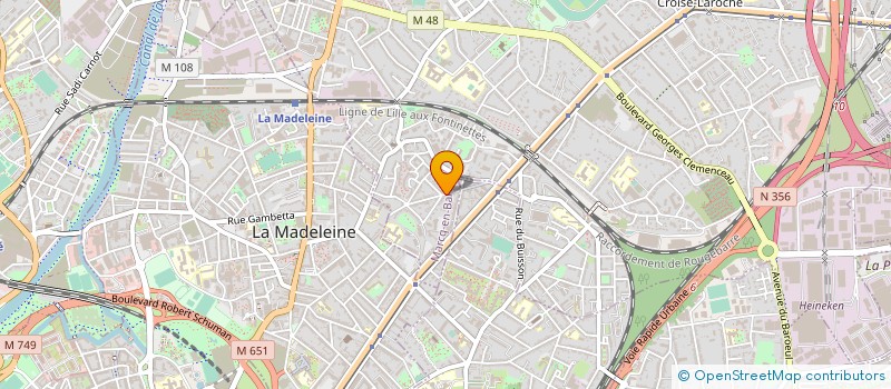 localisation de l'entreprise SCI KINE FORM à MARCQ-EN-BARŒUL