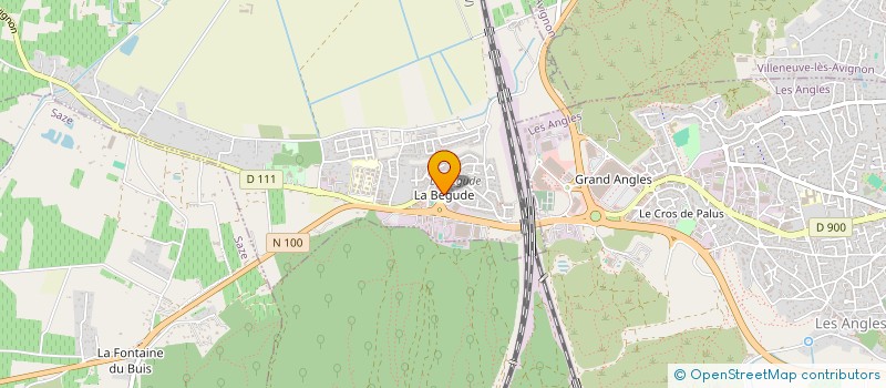 localisation de l'entreprise SCI KINE LA BEGUDE  ROCHEFORT-DU-GARD