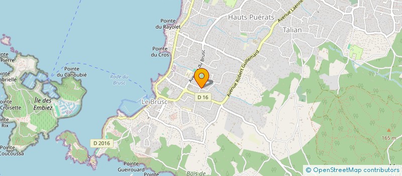 localisation de l'entreprise SCI KINE LE BRUSC à SIX-FOURS-LES-PLAGES