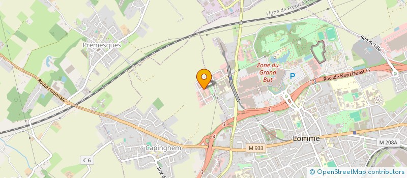 localisation de l'entreprise SCI KINE LILLE FORMATION  CAPINGHEM