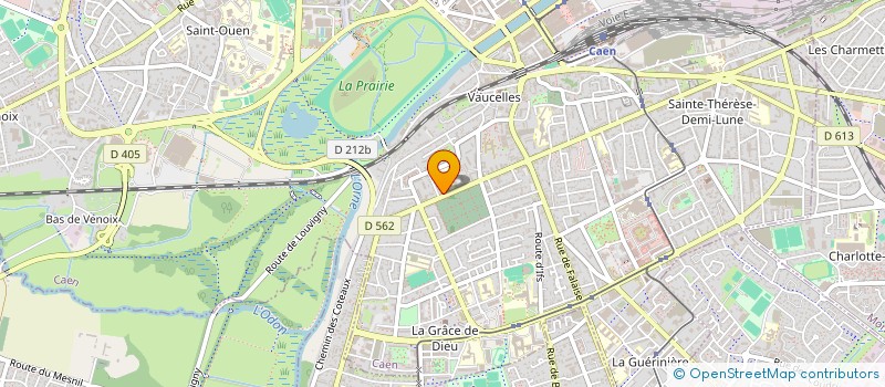 localisation de l'entreprise SCI KINE LYAUTEY à CAEN