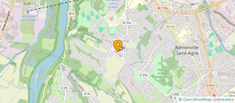 localisation de l'entreprise SCI KINE-OSTEO SANCHEZ  TOULOUSE