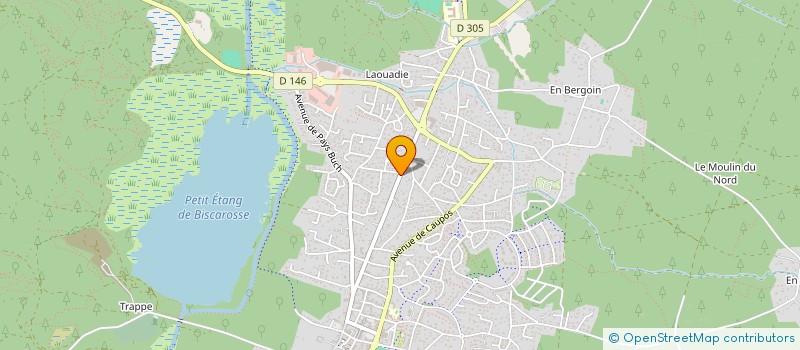 localisation de l'entreprise SCI KINE REPUBLIQUE  BISCARROSSE